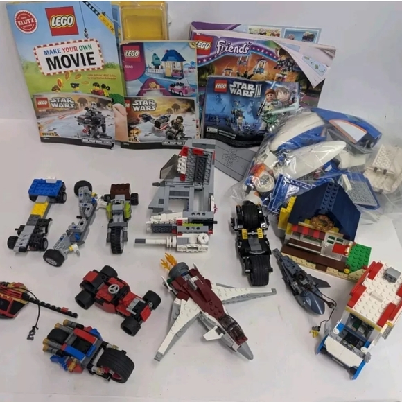Lego Lot Bulk Wholesale 19lbs, With Pieces, Parts Of Sets, Instructions - Picture 4 of 7